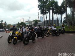 Rayakan Sweet 17 Transmedia, Komunitas Motor Konvoi ke Serpong