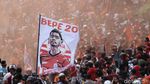 Ekspresi The Jakmania Sambut Sang Juara
