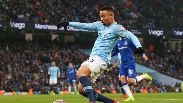 Hasil Liga Inggris : Manchester City Taklukkan Everton 3-1