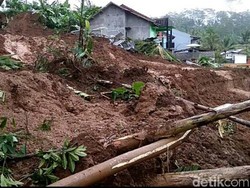 Warga Wonosobo Nyaris Tertimbun Longsor