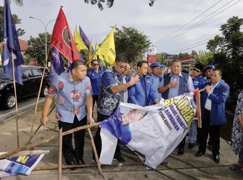 PD Sebut Perusak Baliho SBY Mengaku Disuruh, PDIP Menepis