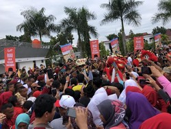 Hadiri Pagelaran Budaya di Riau, Jokowi Disambut Teriakan I Love You