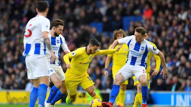 Hasil Brighton Vs Chelsea: The Blues Susah Payah Menang 2-1