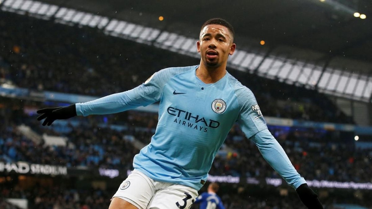 Gabriel Jesus kerap diganggu cedera di periode awalnya bersama Manchester City (Andrew Yates/Reuters)