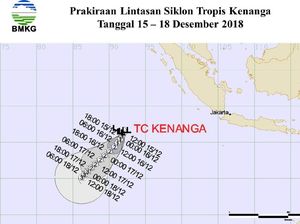 Ada Siklon Tropis Kenanga, BMKG Ingatkan Waspada Gelombang Tinggi