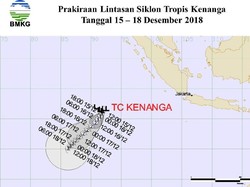 Ada Siklon Tropis Kenanga, BMKG Ingatkan Waspada Gelombang Tinggi