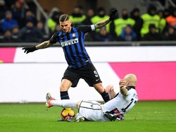 Hasil Liga Italia: Panenka Icardi Bawa Inter Taklukkan Udinese 1-0