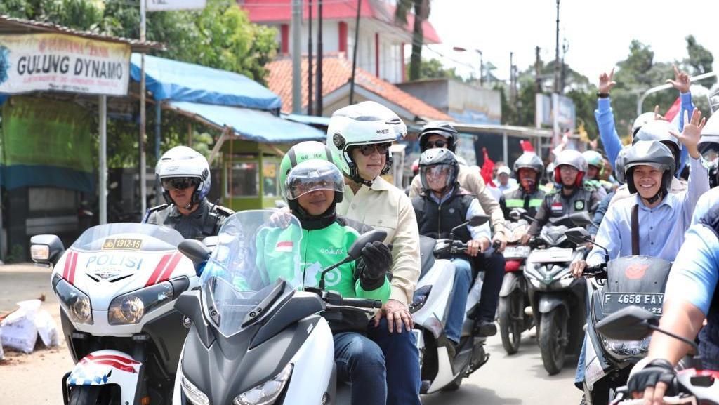 Melihat Motor Ojol yang Ditumpangi Prabowo, Harganya Bikin Kaget