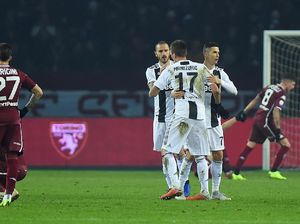 Hasil Liga Italia: Penalti Ronaldo Menangkan Juventus di Derby Turin