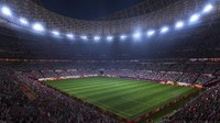 Dan beginilah tampilan dalam Lusail Stadium, yang akan berkapasitas 80 ribu. Pembangunan stadion ini menjadi sorotan sebab ada laporan pelanggaran HAM, dengan pekerjanya tidak dibayar upahnya selama beberapa bulan. (Foto: 2022 Supreme Committee for the Delivery & Legacy for the FIFA World Cup Event via Getty Images)