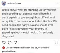 Dukungan Pete Davidson ke Kanye West