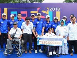 Seru! 65 Ribu Peserta Ramaikan Fun Walk di Jakarta