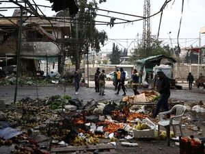 Video: Bom Mobil Meledak di Pasar Suriah, 9 Orang Tewas