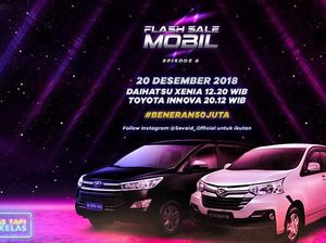 Seva.id Gelar Flash Sale Xenia dan Innova Rp 50 Juta di Akhir Tahun