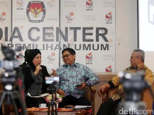 Ketua KPU Hingga Jubir Dua Kubu Capres Hadiri Diskusi Hasil Pemilu 2019