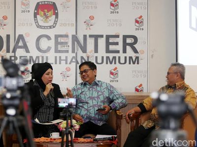 Ketua KPU Hingga Jubir Dua Kubu Capres Hadiri Diskusi Hasil Pemilu 2019