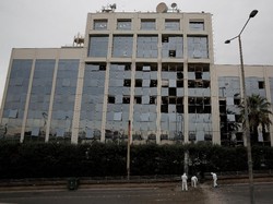Ledakan Bom Guncang Kantor Televisi Yunani, Gedung Rusak Parah