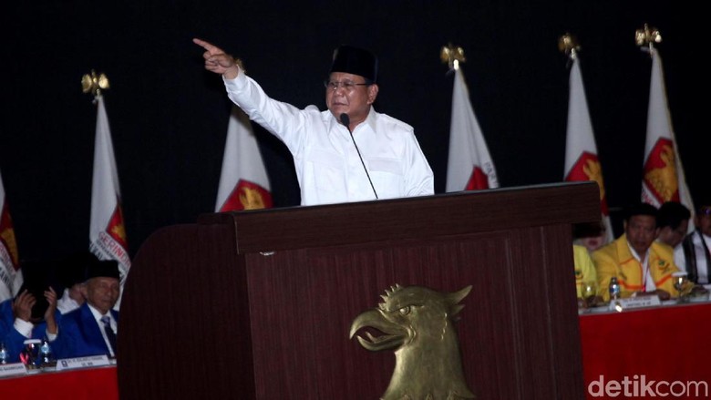 Prabowo Ingatkan Elite Nyumbang, 'Galang Perjuangan' Baru Raup Rp 3,3 M