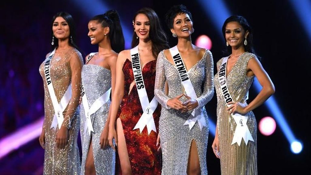 Cantiknya Top 5 Miss Universe 2018, Ada yang Mantan PRT