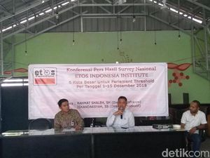 Survei ETOS: Efek Ekor Jas Tak Signifikan, PDIP-Gerindra Paling Untung Survei ETOS: Efek Ekor Jas Tak Signifikan, PDIP-Gerindra Paling Untung