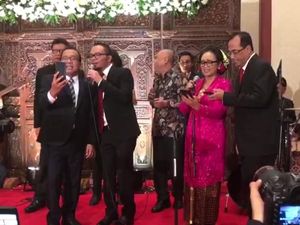 Menteri Jokowi Konser di Resepsi Nikahan Putra Menlu Retno