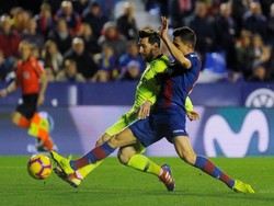 Hasil Liga Spanyol: Messi Hat-trick, Barcelona Hajar Levante 5-0
