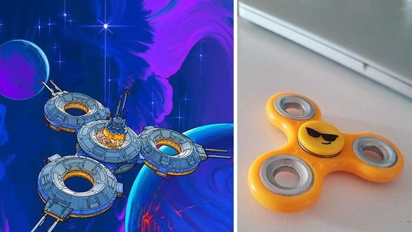 Seniman Sulap Benda Sehari-hari Jadi Pesawat Luar Angkasa