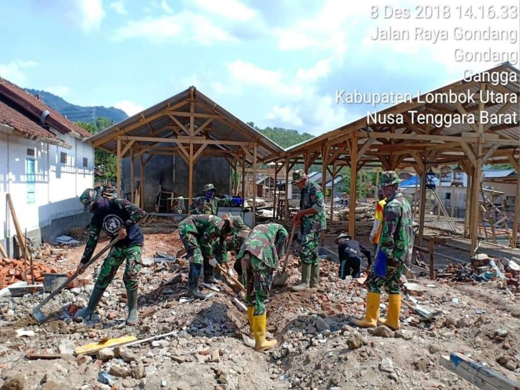 JK Janji Pembangunan Rumah Korban Gempa NTB Selesai Tahun Ini