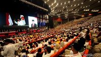 Ramai dan Meriah, Begini Momen Konfernas Gerindra di Sentul