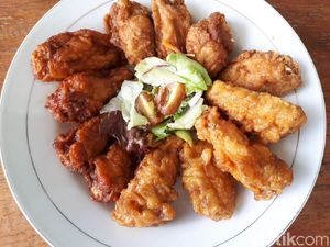 Ayam Goreng Korea dan Shirataki Lezat Buat Makan Siang Ayam Goreng Korea dan Shirataki Lezat Buat Makan Siang