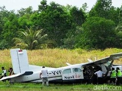 Susi Air Tergelincir di Bandara Binuang Kaltara