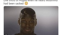 Paul Pogba juga disebut-sebut salah satu pemain yang senang dengan dipecatnya Mourinho. Keduanya memang sempat bersitegang musim ini. (Foto: Istimewa)