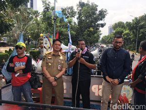 Bertemu Anies, Buruh Mengadu Belum Ditetapkannya UMSP