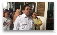 Mulan Jameela dan Fadli Zon temani Ahmad Dhani