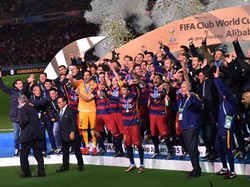 Barcelona tiga kali menjadi juara di Piala Dunia Antarklub, yakni pada 2009,2011, dan 2015. Blaugrana satu kali menjadi runner-up pada 2006. (Foto: Atsushi Tomura/Getty Images)