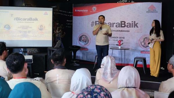50 Pegiat Media Sosial Ikuti Acara Bicara Baik