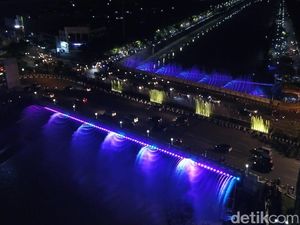 Ayo Liburan! Semarang punya Air Mancur Mirip di Korsel