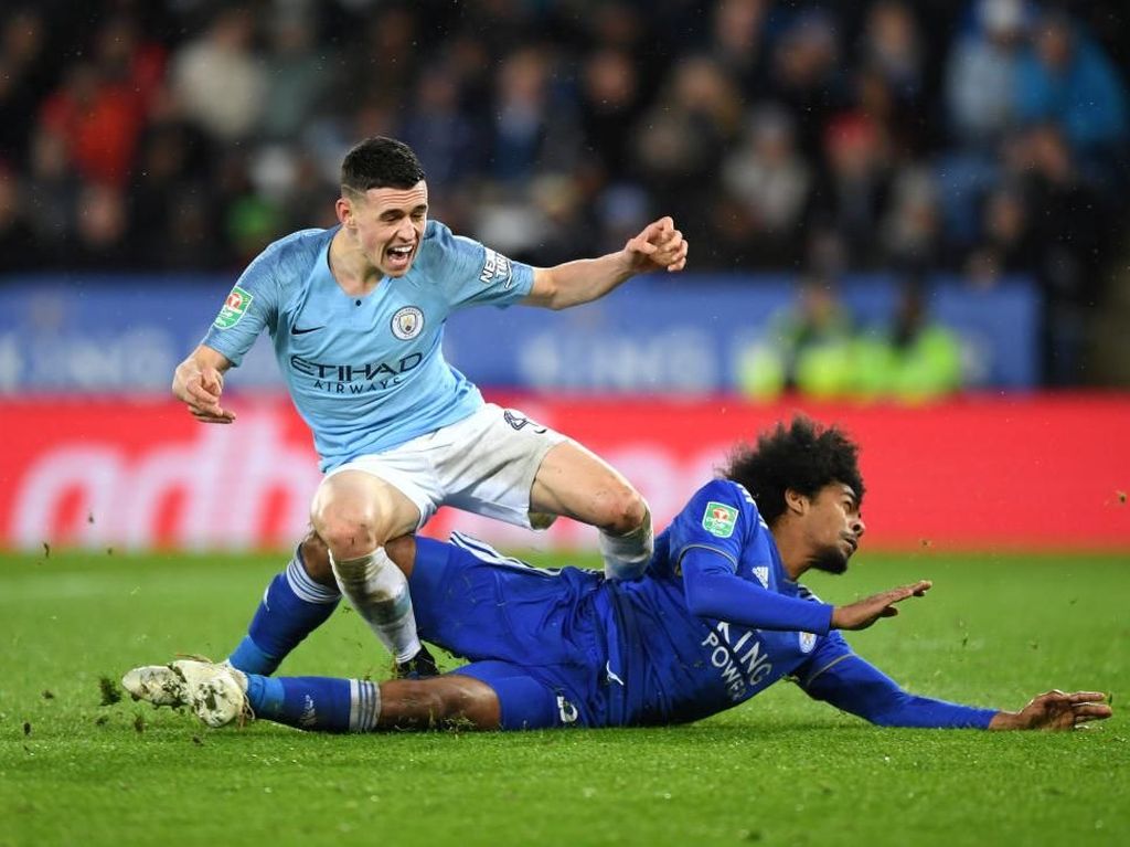 Duel yang Melelahkan untuk City di Markas Leicester Duel yang Melelahkan untuk City di Markas Leicester
