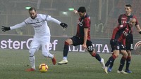 Dengan hasil ini, Milan tetap ada di posisi keempat klasemen dengan raihan 27 poin. Sementara itu, Bologna menempati posisi ke-18 dengan raihan 12 angka. (Mario Carlini/Iguana Press/Getty Images).