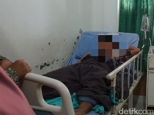 Biker di Sukabumi Patah Tulang Tertimpa Kayu Gelondongan