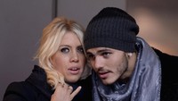 Wanda menikah dengan Icardi pada 27 Mei 2014 atau beberapa bulan setelah perceraiannya dengan Maxi Lopez. (Claudio Villa/Getty Images)