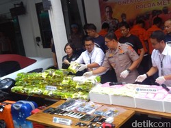 Polda Metro Gagalkan Peredaran 70 kg Sabu dari Malaysia