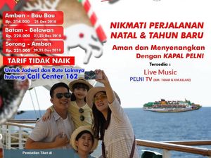 Akhir Tahun, Pelni Tawarkan Paket Wisata ke Indonesia Timur