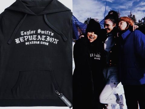Selena Gomez Memakai Hoodie Taylor Swift