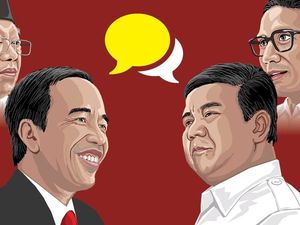 Jokowi-KH Maruf Vs Prabowo-Sandi Akan Jalani 5 Kali Debat Jokowi-KH Maruf Vs Prabowo-Sandi Akan Jalani 5 Kali Debat