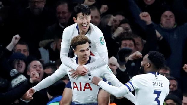 Tottenham meraih kemenangan besar saat bertamu ke Everton