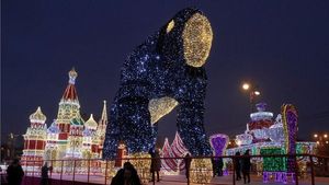 Kemeriahan Rusia Sambut Natal dan Tahun Baru 2019