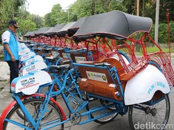 Ingin Ringankan Beban Pengayuh, UGM Luncurkan Becak Listrik