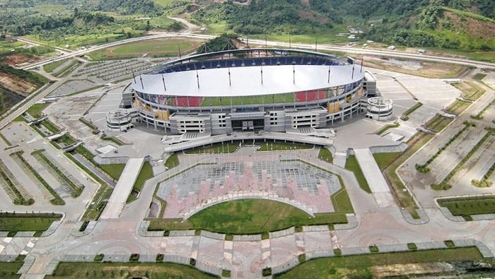 Stadion Palaran, bekas venue PON yang terlantar. (Foto: Istimewa)