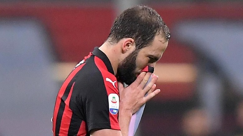 Higuain Ingin Pergi dari Milan